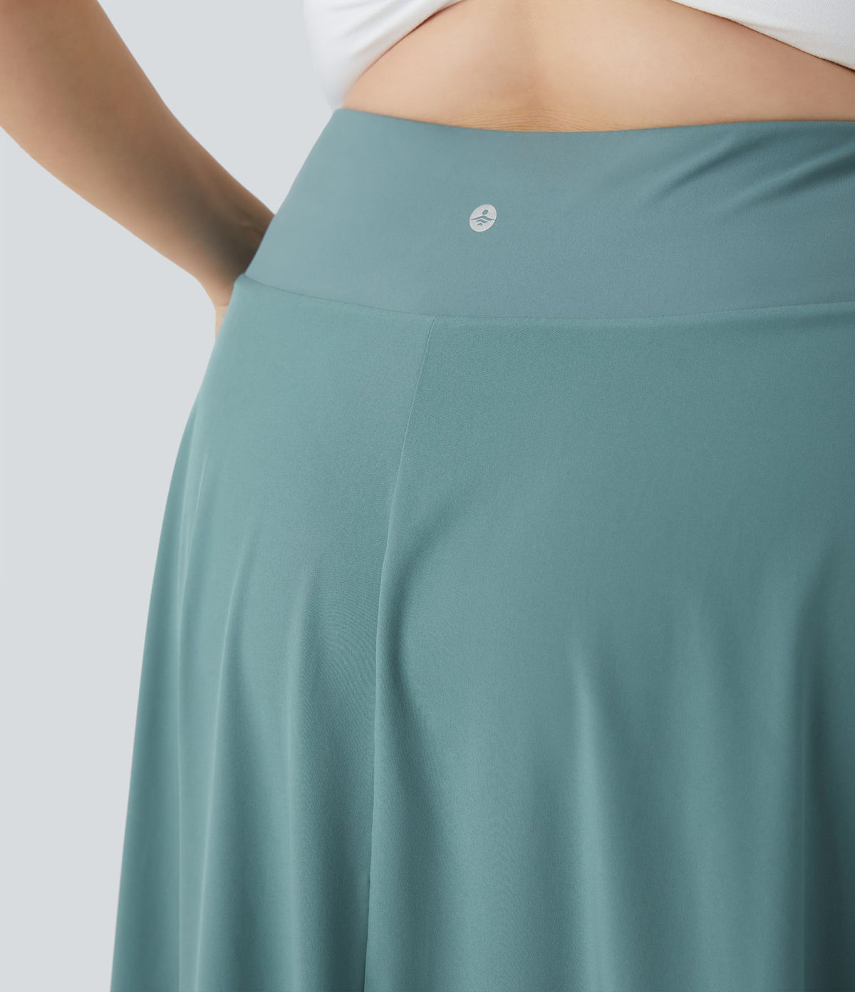 Breezeful™ Taille Haute à Volants 2 en1 Fluide Sèchement Rapide Quotidien Causal Grande Taille