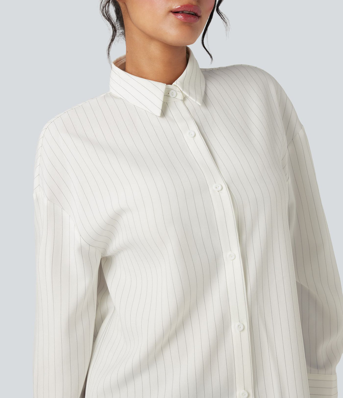 Chemise de travail rayée manches longues