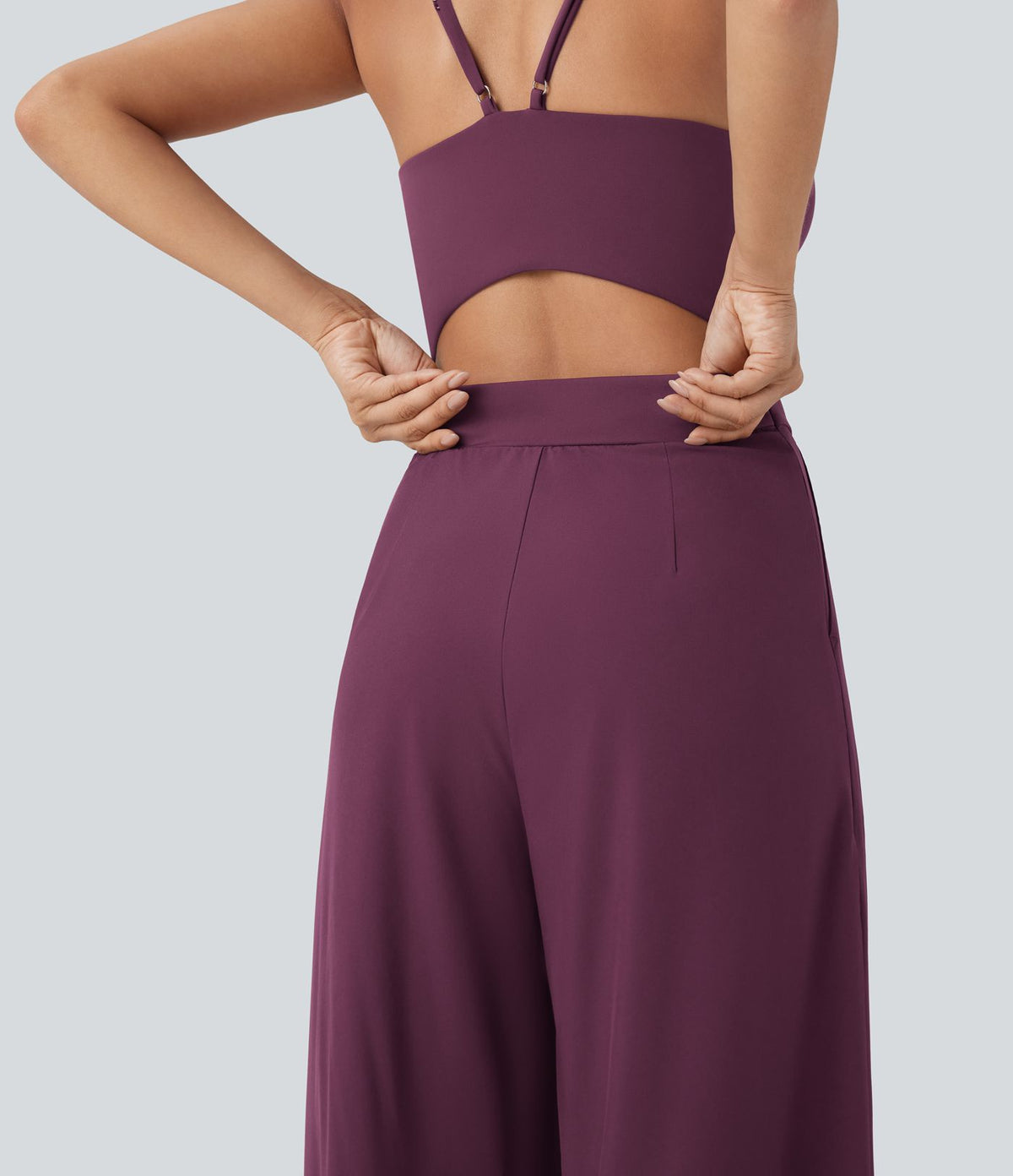 Combinaison à bretelles Breezeful™ dos nu, jambes larges, séchage rapide avec poches latérales - Édition Easy Peasy