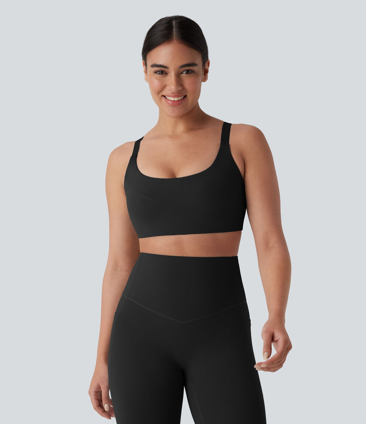 Brassière de sport entraînement Halara UltraSculpt™ soutien intermédiaire col U bonnets A-D