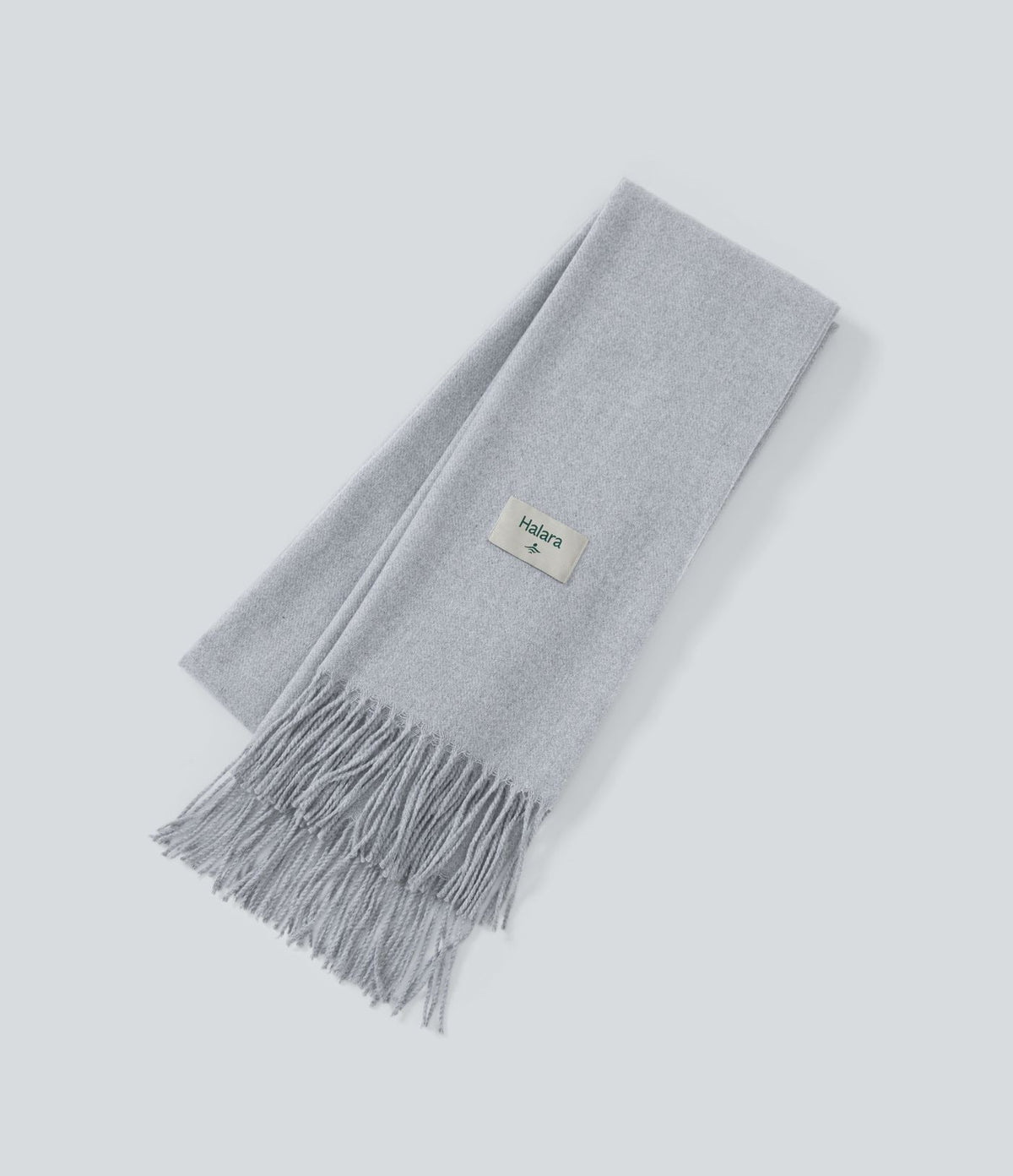 Écharpe décontractée en maille avec franges