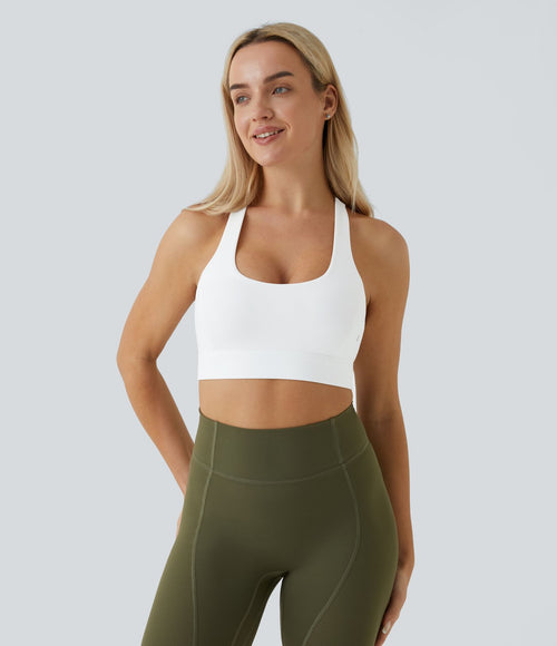 Brassière yoga dos nageur maintien léger A-C