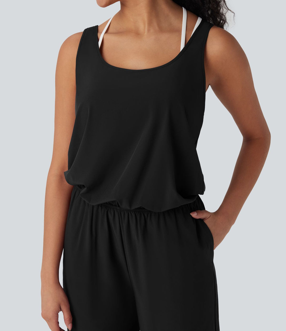 Combinaison workout Breezeful™ sans manches séchage rapide avec poches