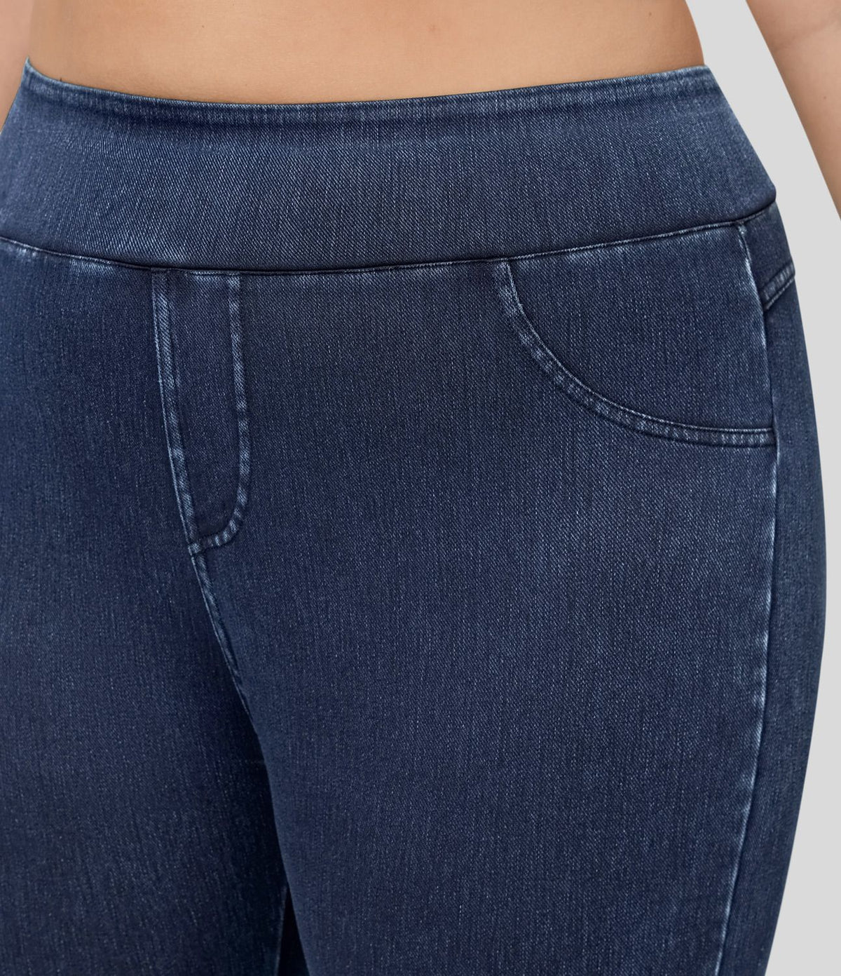 Halara Flex™ Leggings décontractés taille haute en tricot extensible avec poche latérale arrière et grande taille