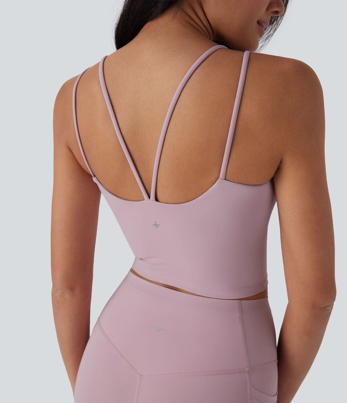 Débardeur de yoga court Halara UltraSculpt™ Cool dos nu à séchage rapide - UPF50+