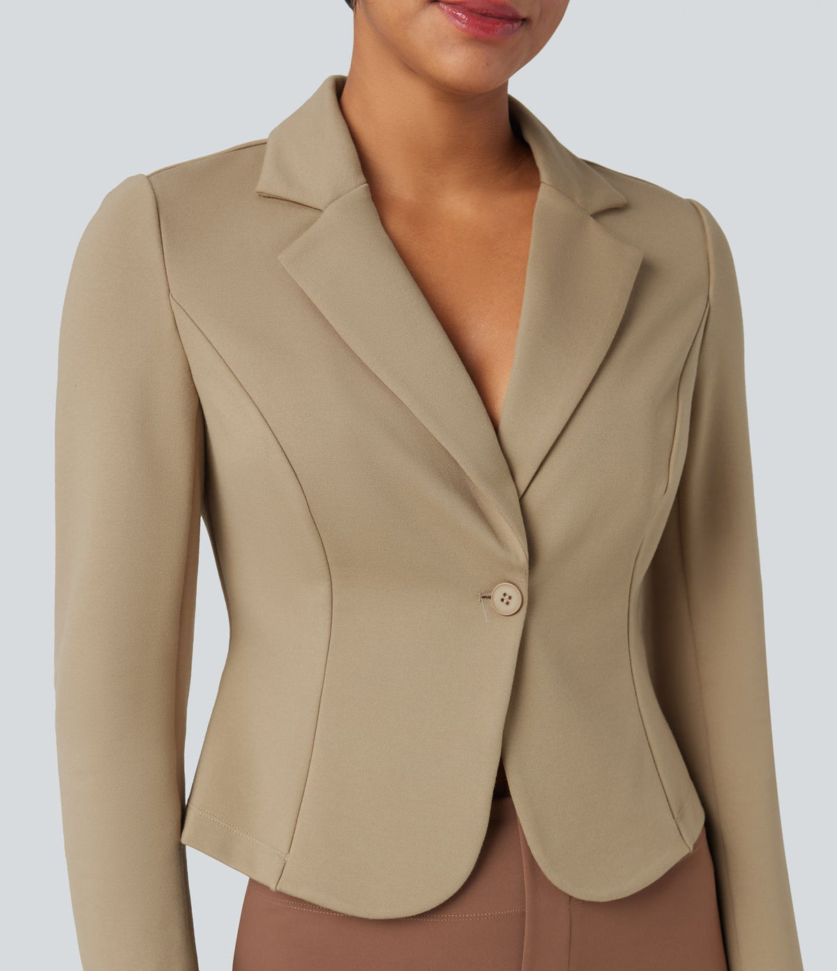 Blazer de travail ajusté manches longues