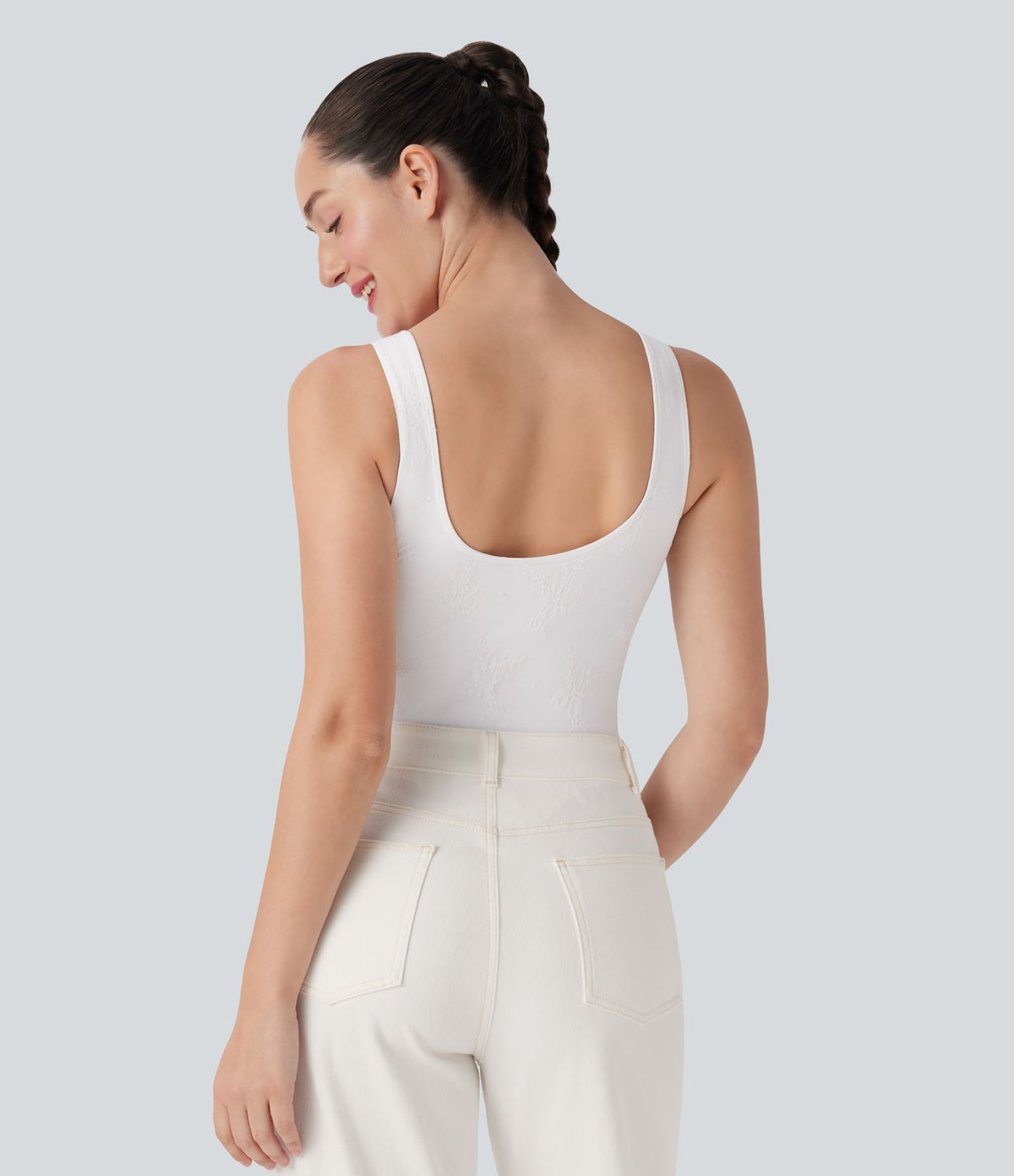 Body casual dentelle dos nu