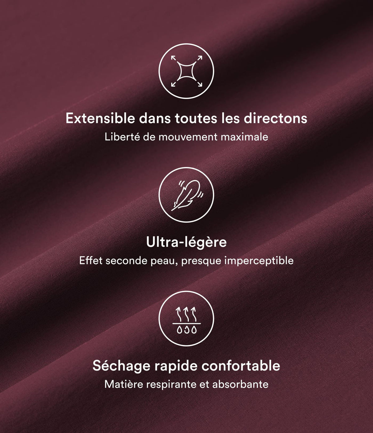 Breezeful™ Combinaison Dos Nu Poche Zippée Invisible Sur le Côté Jambe Large Séchage Rapide