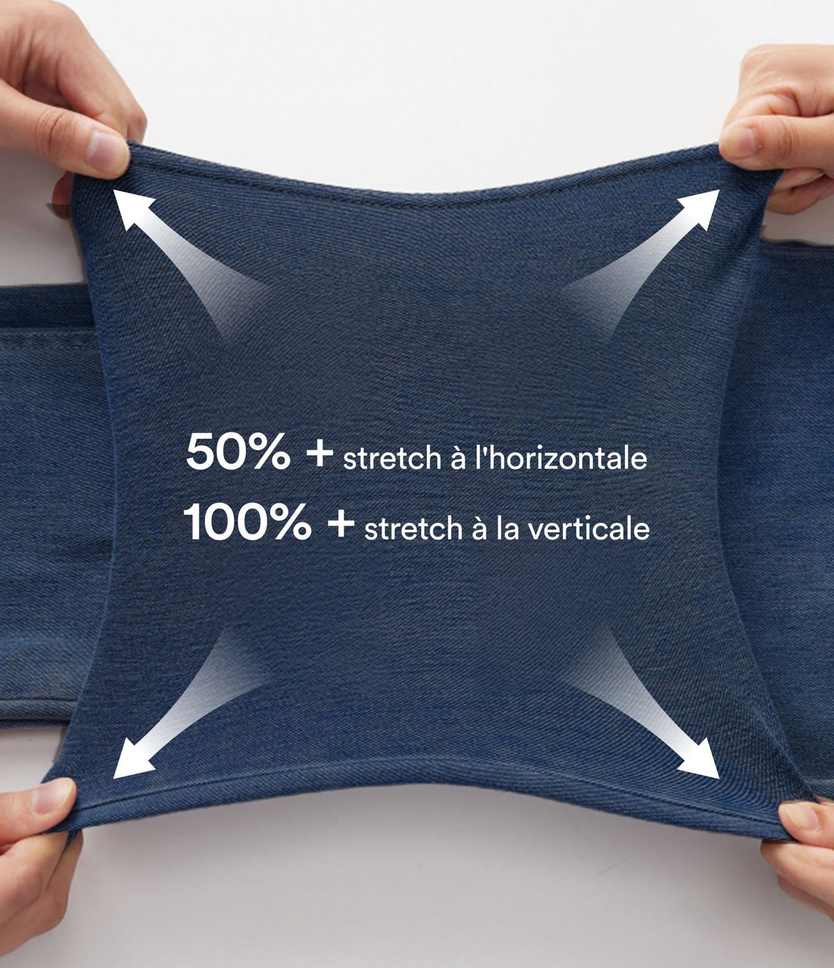 Halara Flex™ Jean Évasé à Taille Haute avec Poche Crossover Tissu Élastique Lavé