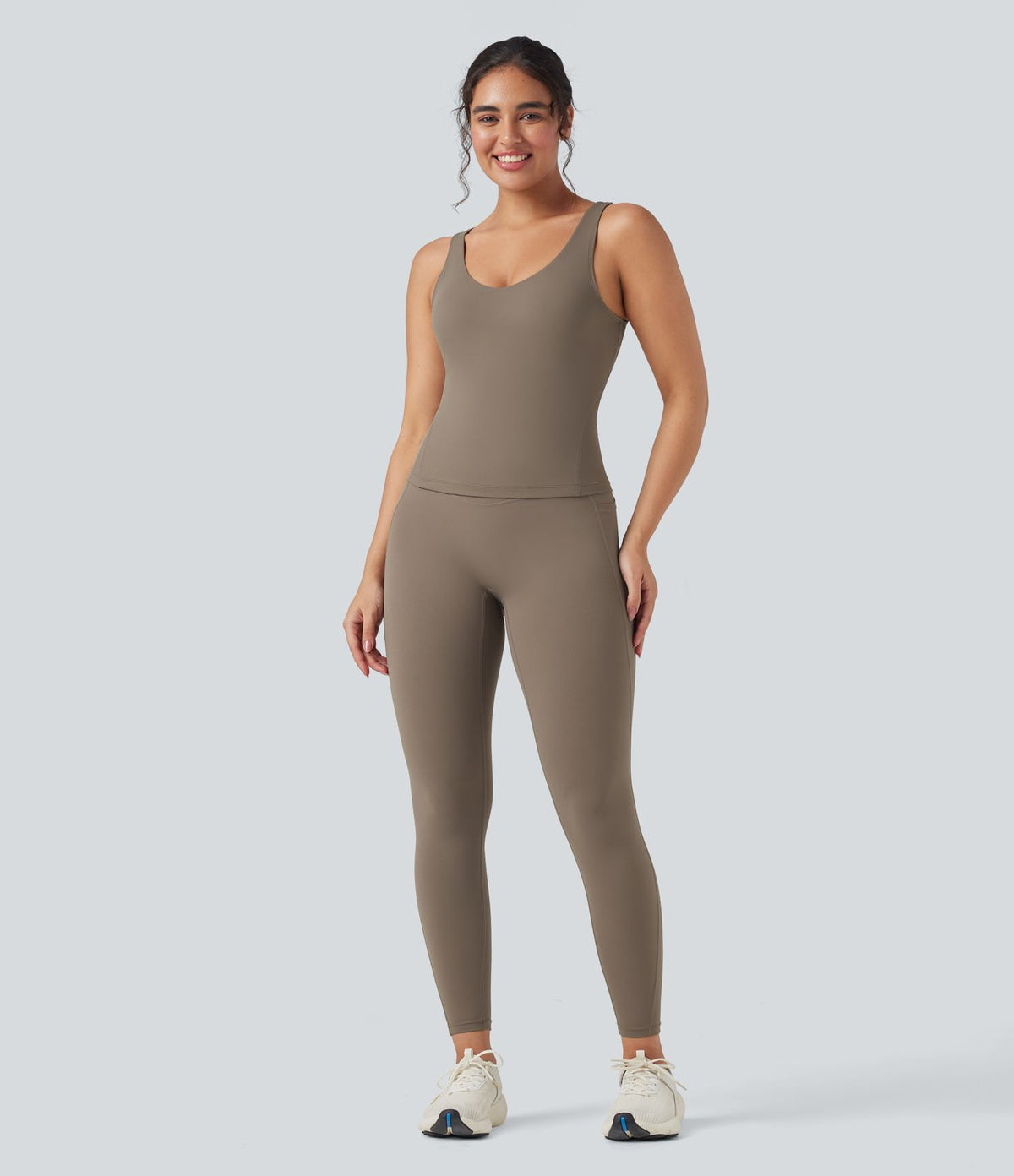 Débardeur de yoga Halara UltraSculpt™ col V profond dos échancré