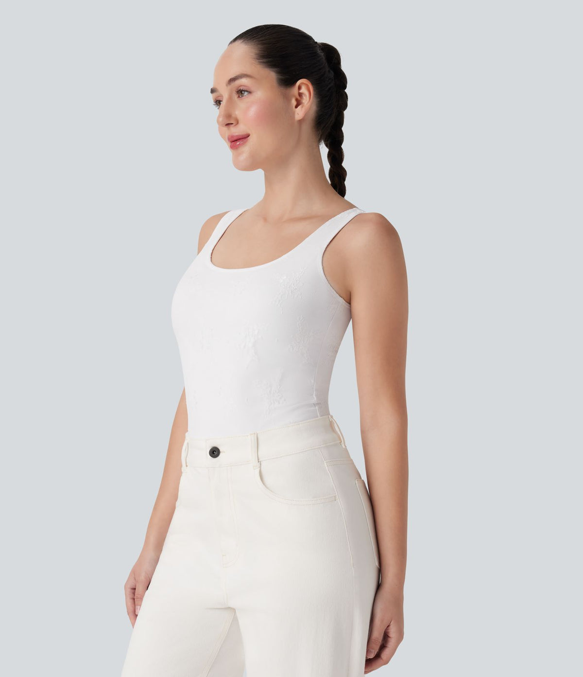Body casual dentelle dos nu