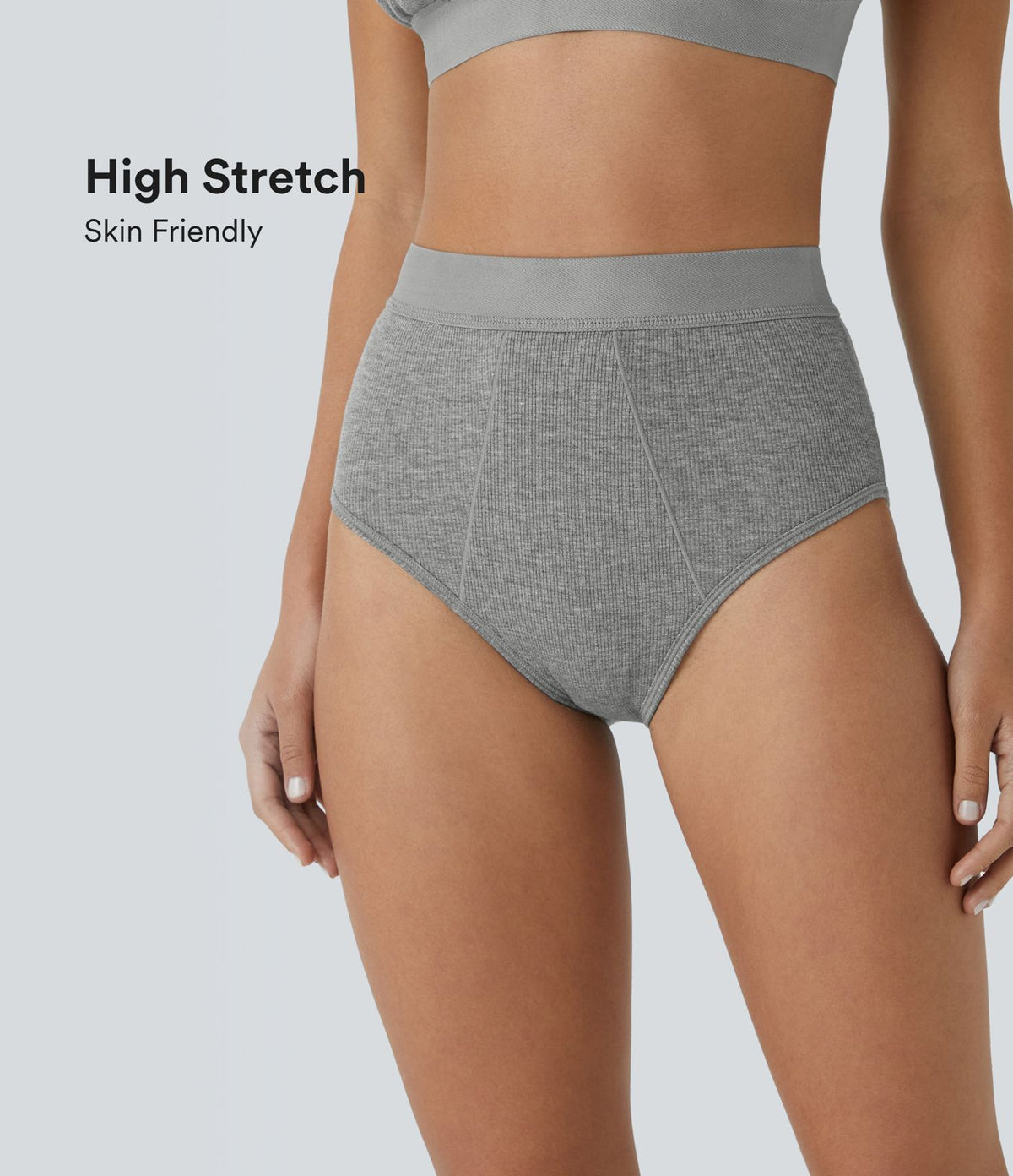 Culotte taille haute extensible et confortable pour la détente