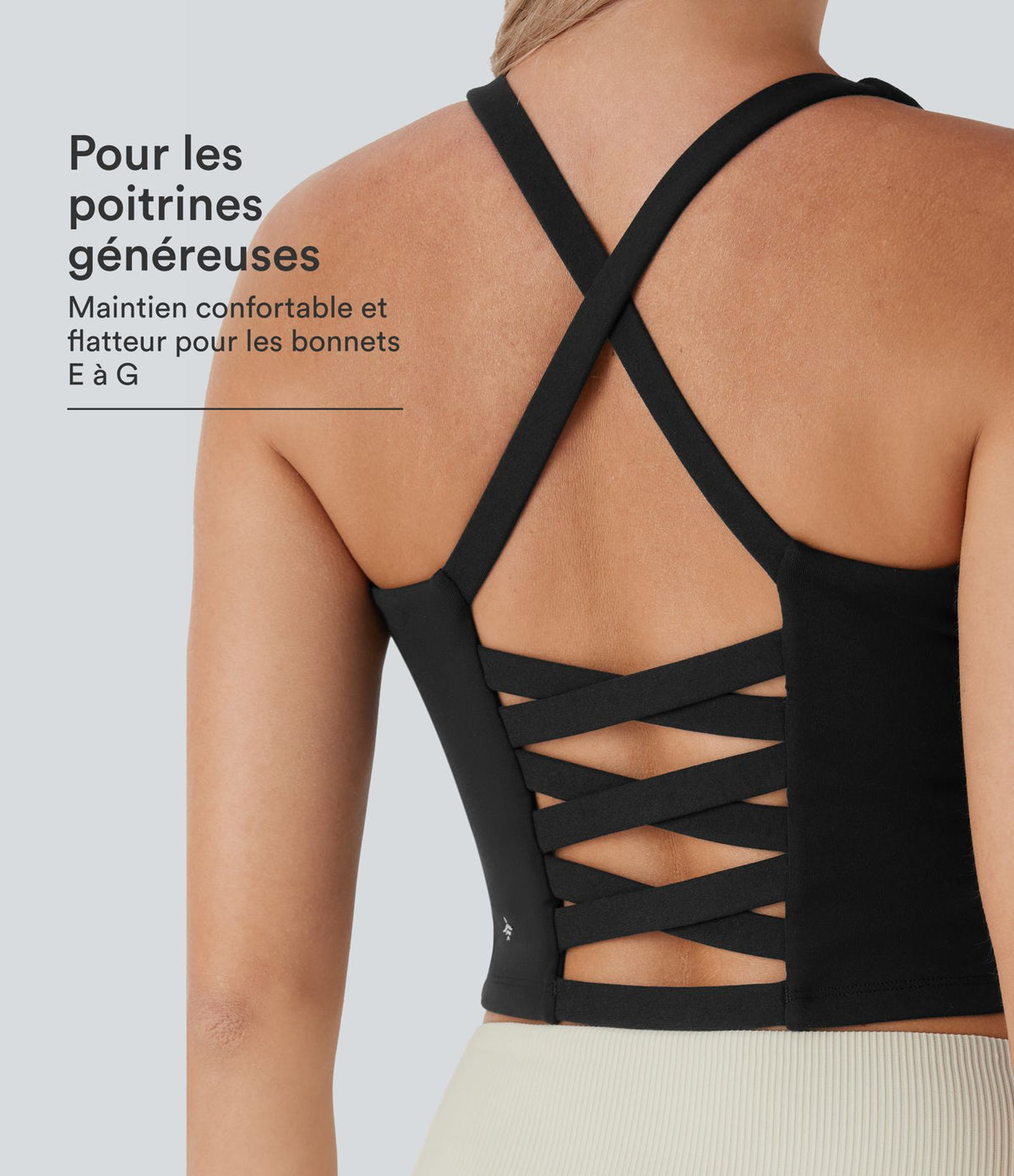 Débardeur yoga court E-G