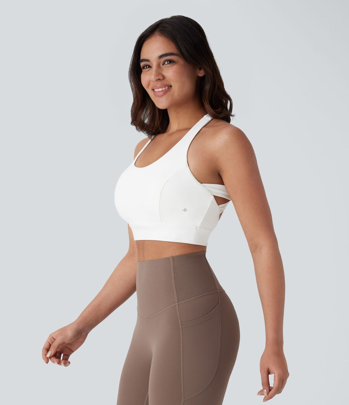Brassière yoga dos nageur maintien léger E-G