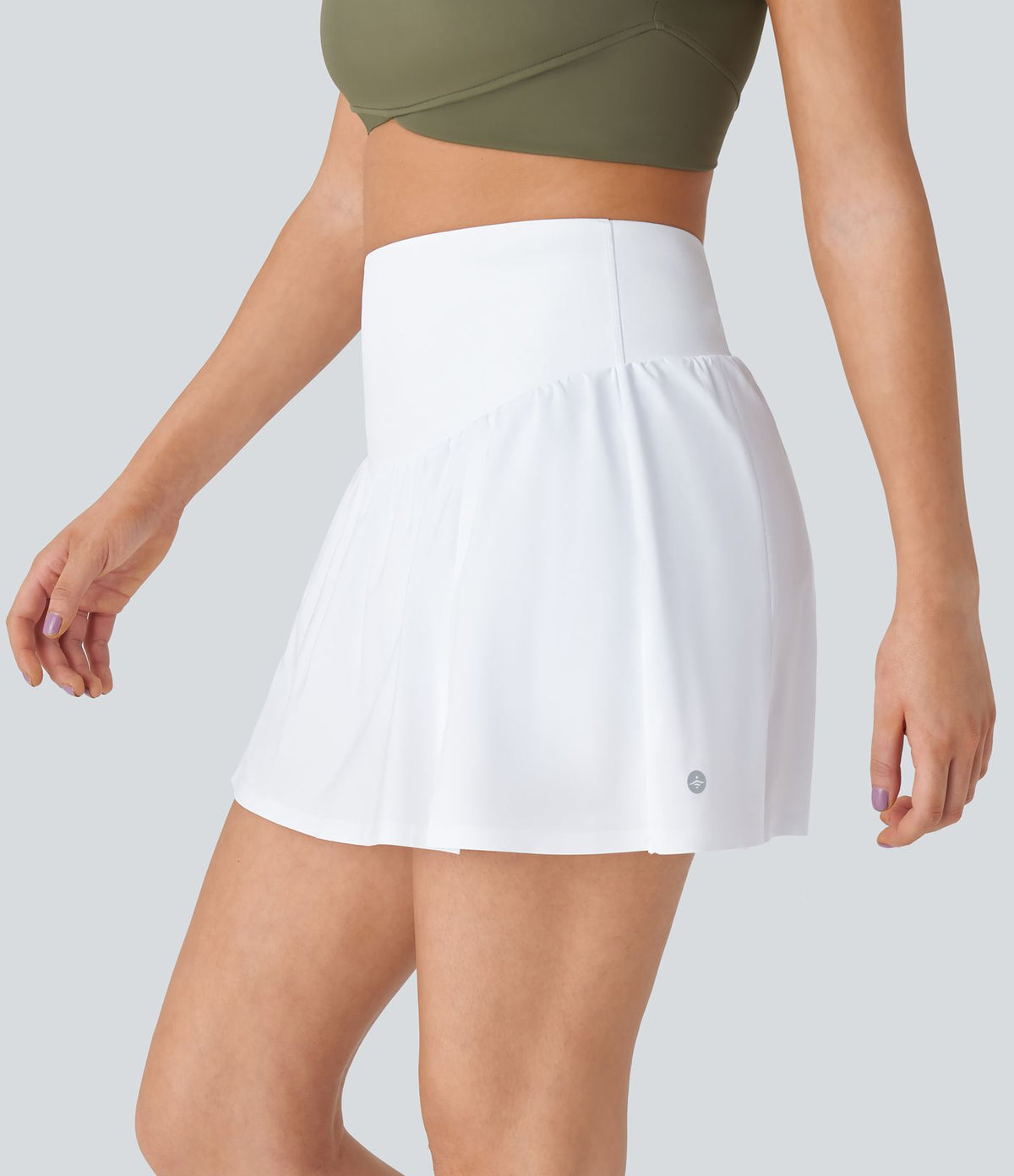 Breezeful™ Jupe Mini de Tennis Taille Haute Plissée 2-en-1 avec Poches Latérales et Séchage Rapide